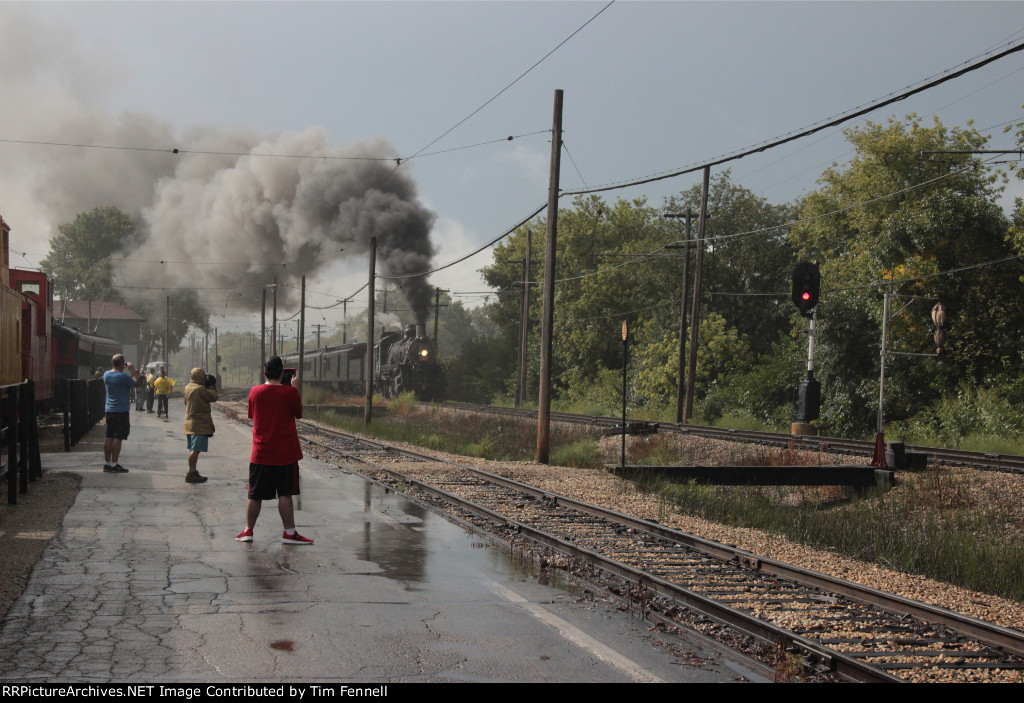 Approaching Mail Train